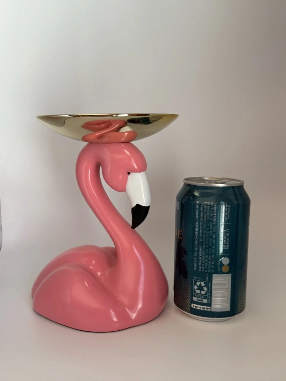 Bath & Body Works Pink Flamingo Candle Holder with Silver Plate - Picture 5 of 5